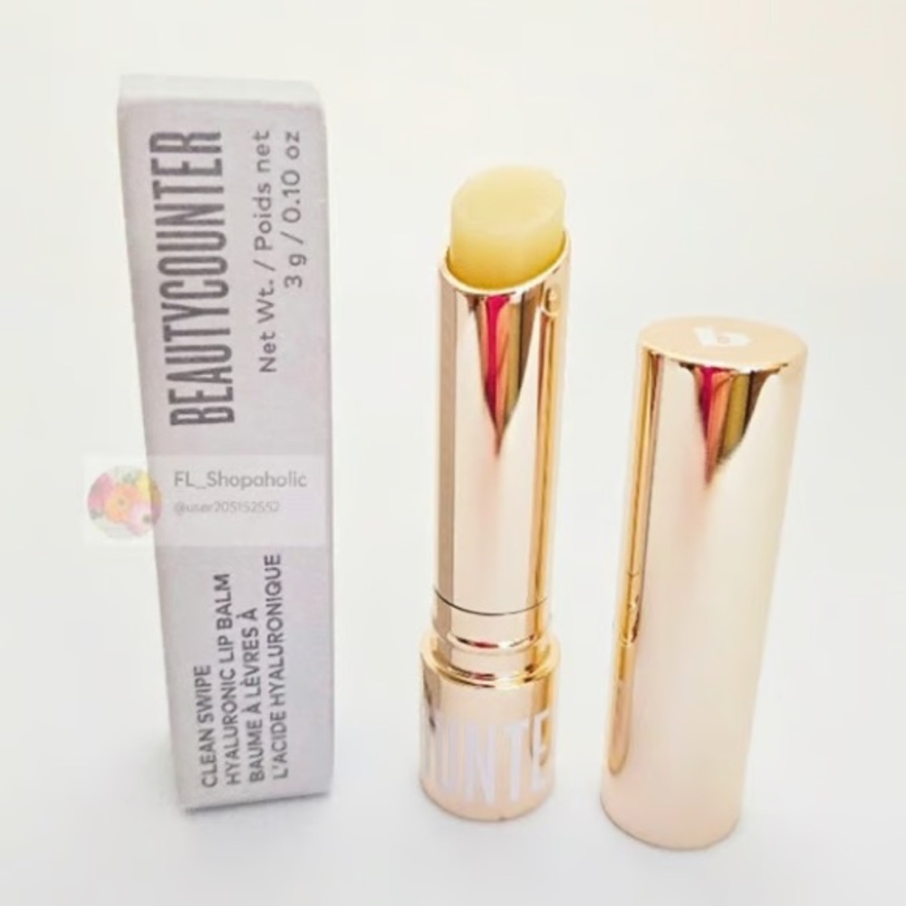 Beautycounter Clean Swipe Hyaluronic Lip Balm Shade Bitten 3g NIB